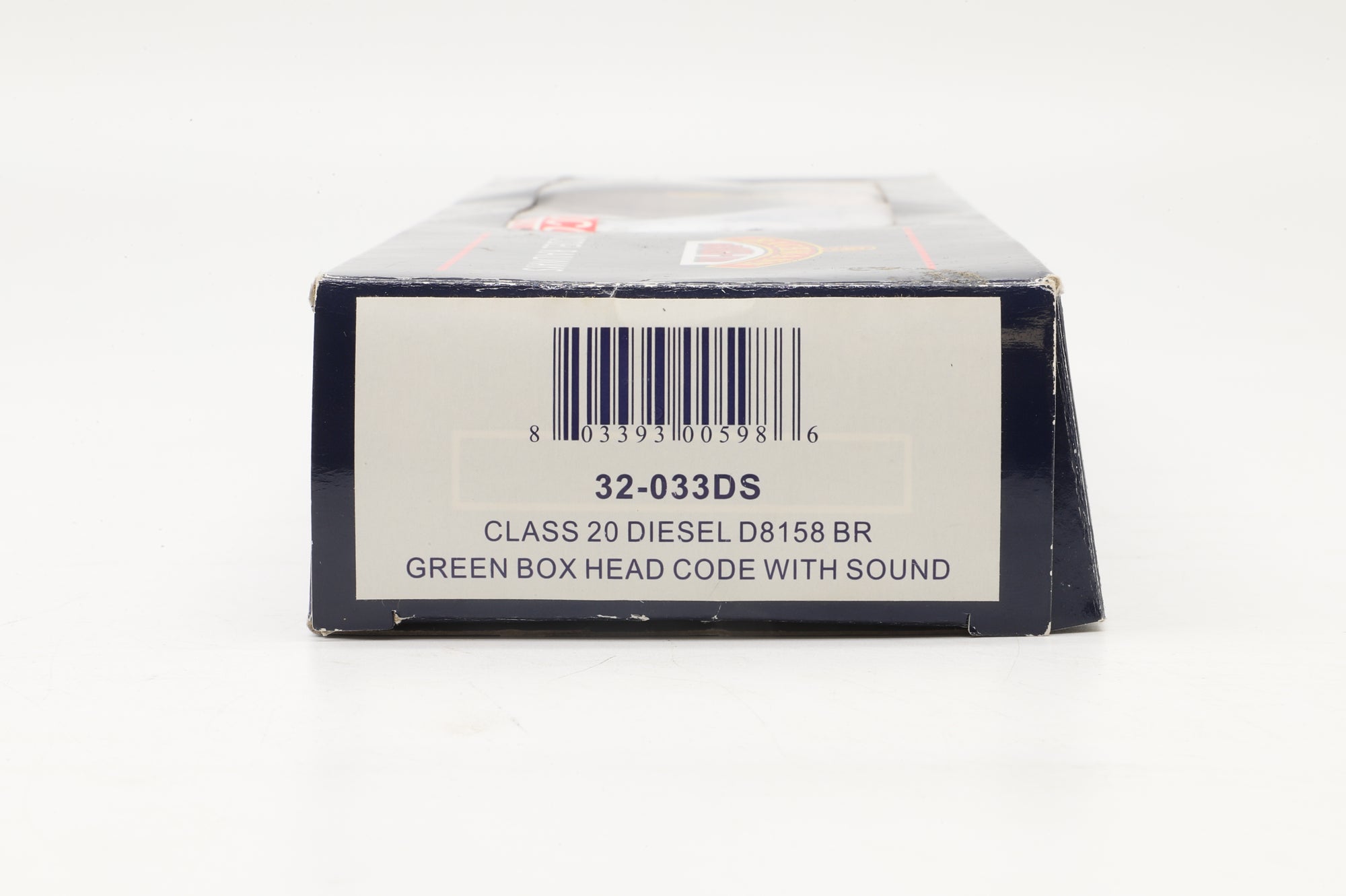 Bachmann OO 32-033DS Class 20 'D8158' Diesel Locomotive BR Green Box Headcode DCC Sound