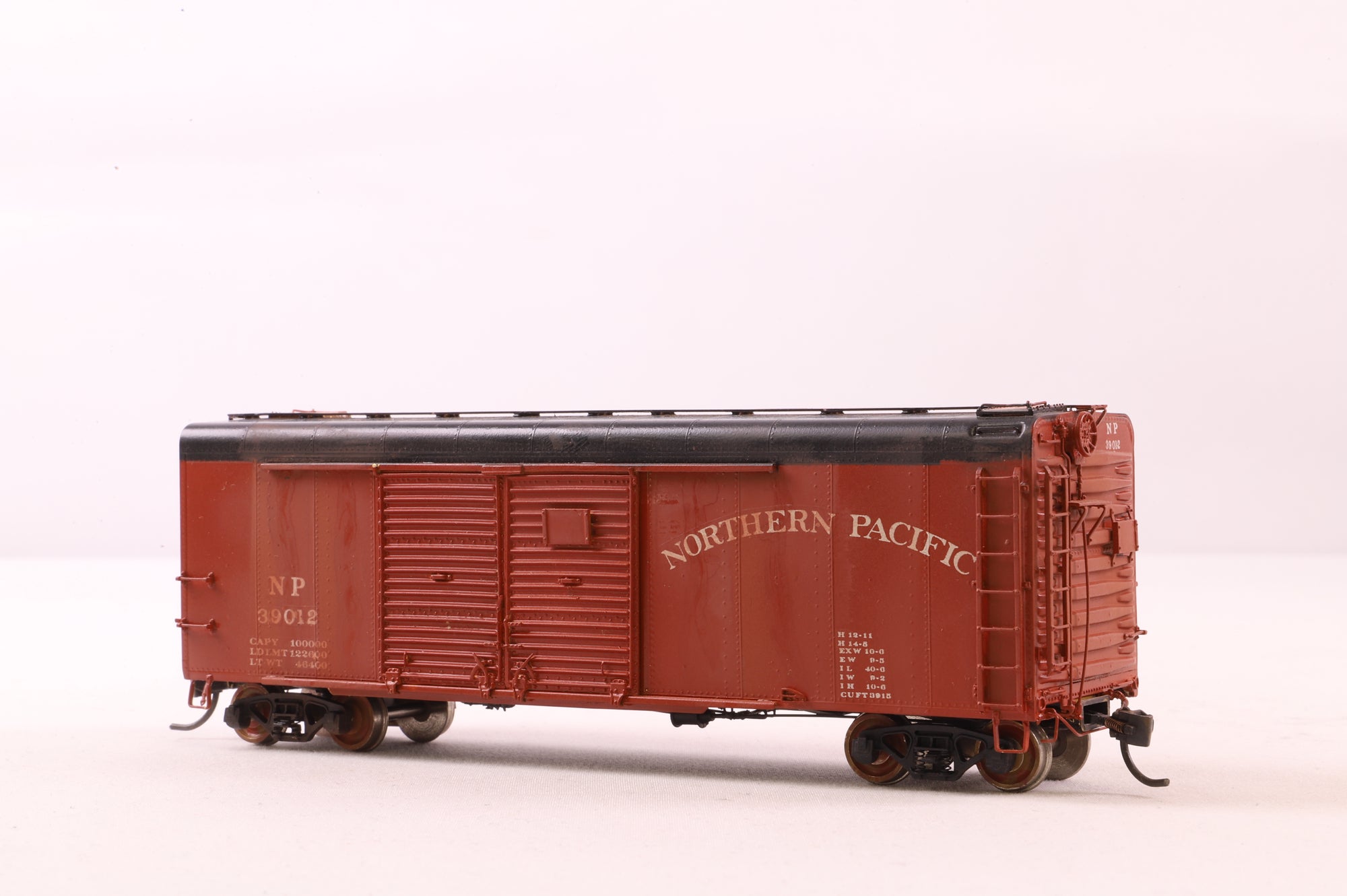 W&R Enterprises HO Brass 3235 Box Car Auto PRR Round Roof Double Door 40' - 1990 Run TOLF '39012'