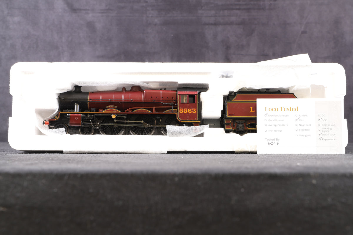 Bachmann OO 31-185 Jubilee Class &#39;5563&#39; &#39;Australia&#39; Fowler Tender LMS Crimson, DCC Fitted