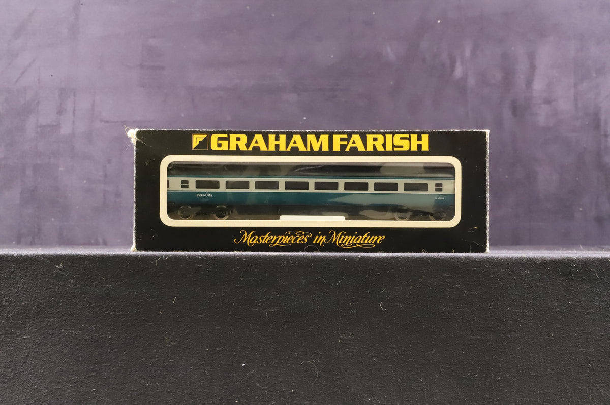 Graham Farish N Rake of 4 BR 75ft MkIII Blue Grey Bogie Coaches, Inc. 0705, 0725, 0745 &amp; 0765