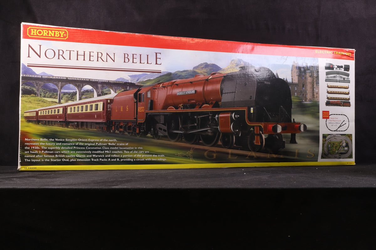 Hornby OO R1065 Northern Belle Electric Train Set