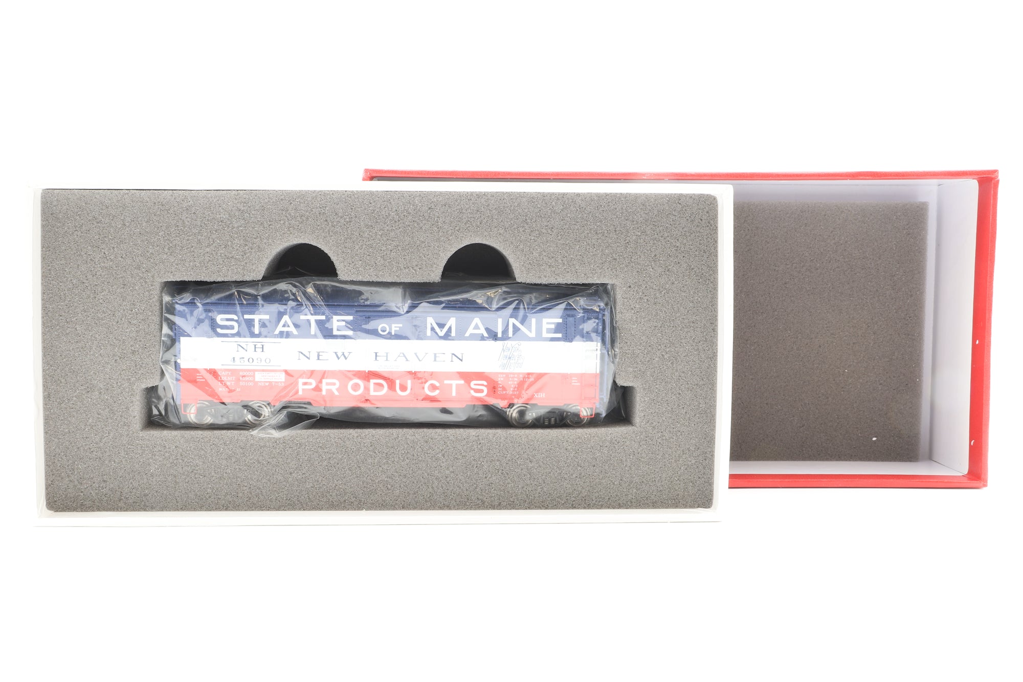 Crown Custom Imports HO Brass CCI-262P Insulated Box Car F/P State on Maine No.45090
