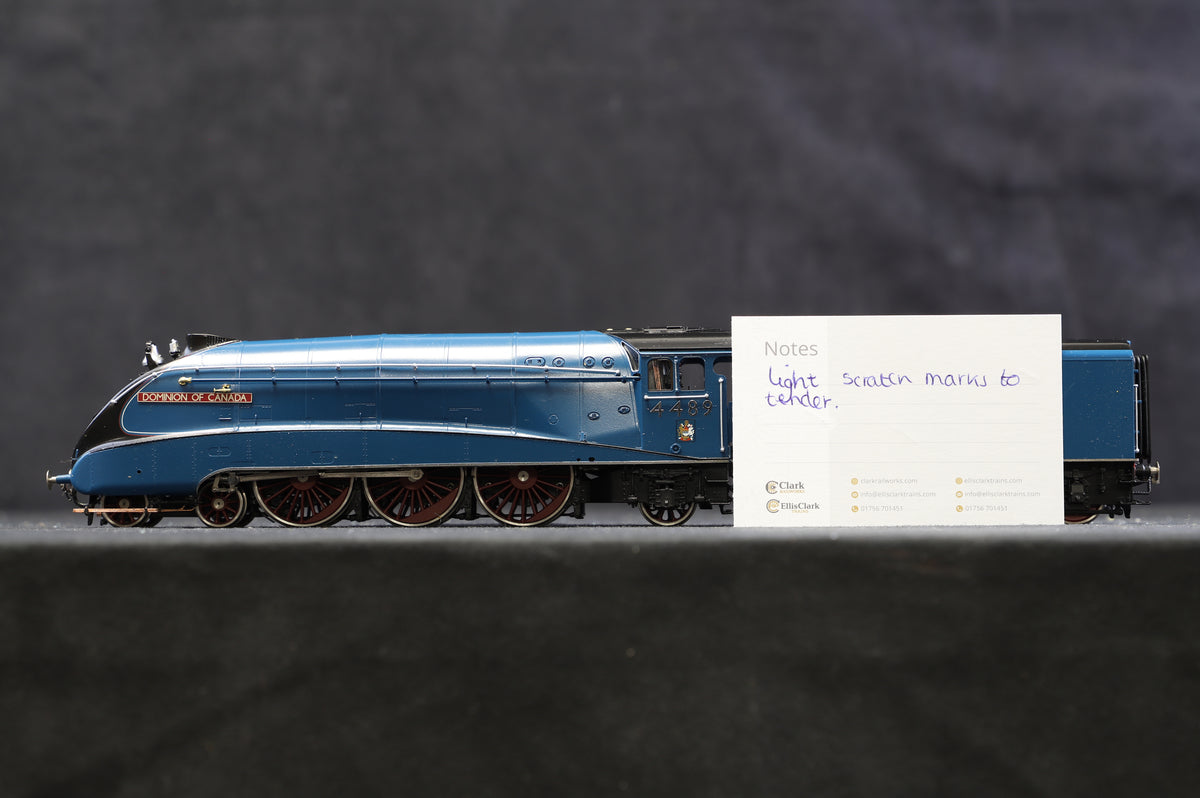 Golden Age Models OO Class A4 4-6-2 &#39;4489&#39; &#39;Dominion of Canada&#39;, LNER Garter Blue, DCC Sound