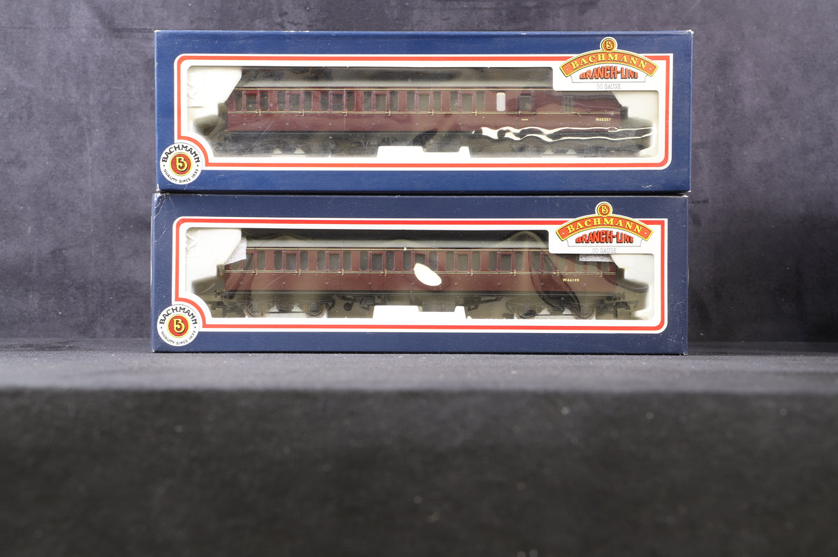 Bachmann OO Rake of 6 MK 1 Maroon Lined Suburbans inc. 34-700, 626, 604, 602, 675 &amp; 603.