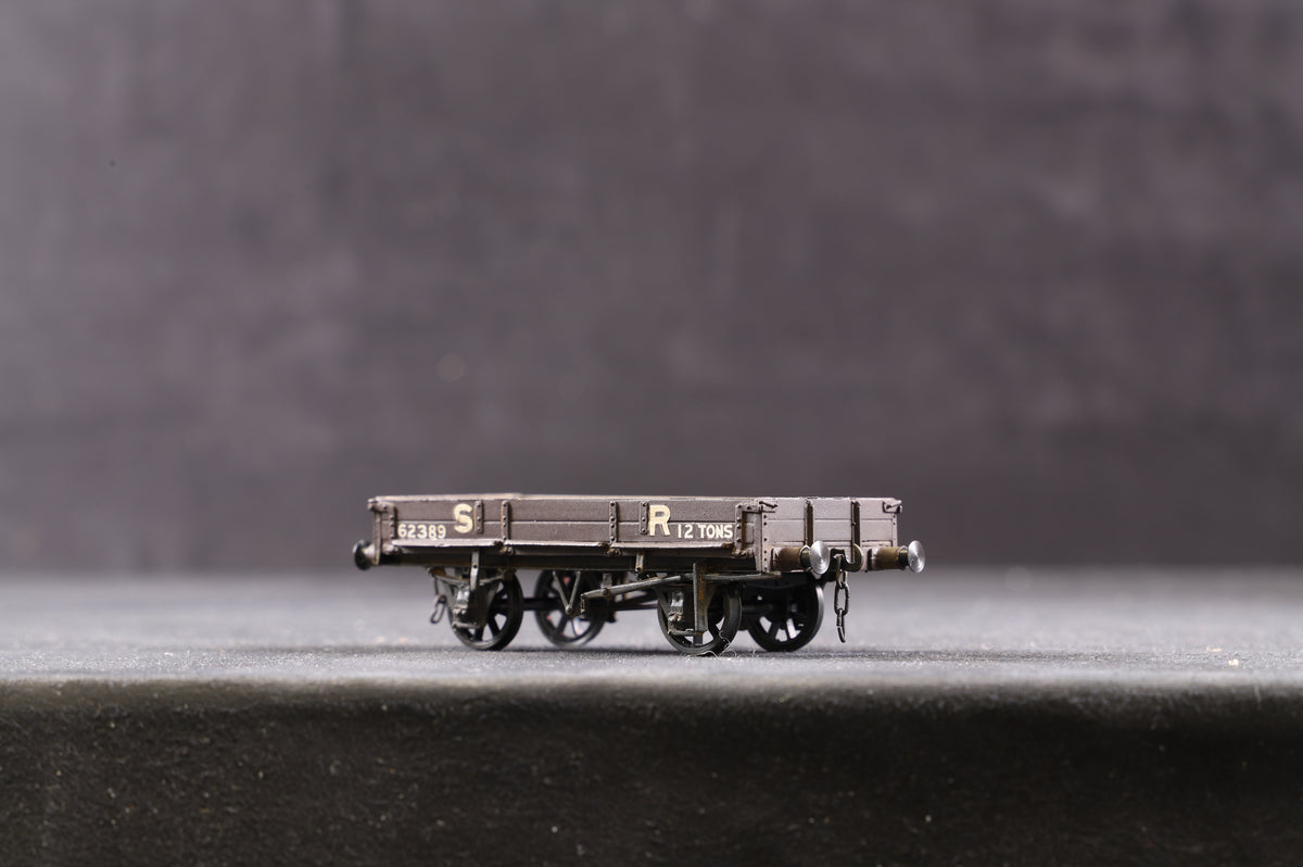 P4 Kit Built Rake Of 6 SR Weathered Wagons