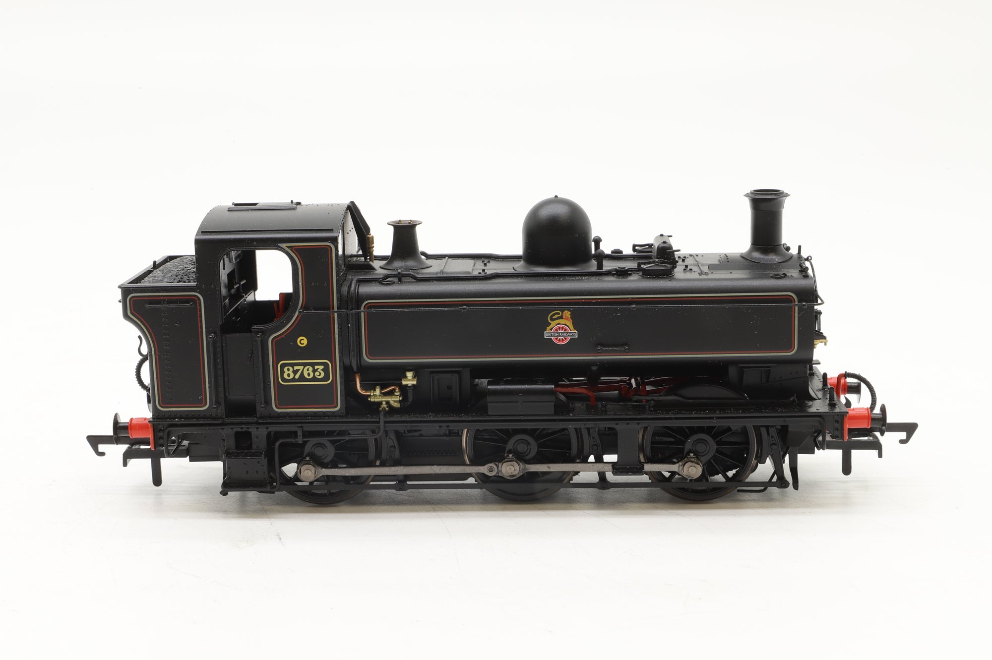 Accurascale OO ACC2886 Collett 8750 Class #8763 in Lined BR Black w/ Early Crests - DCC Sound