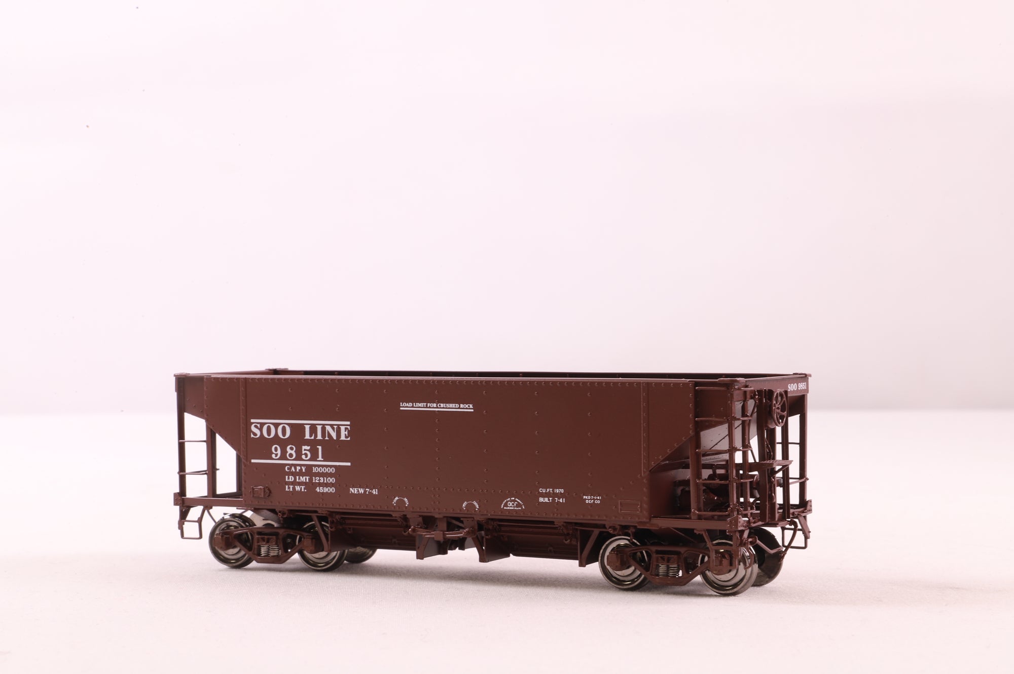 Challenger Imports HO Brass 2389.1 Hart Ballast Car SOO Selective Service HK-50-4