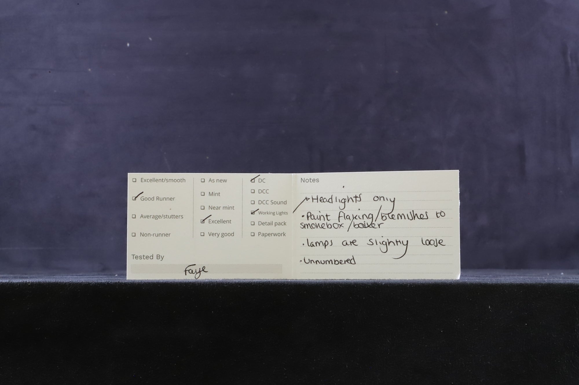 Spectrum G 4-6-0 Steam Locomotive Unnumbered & Unlettered Black