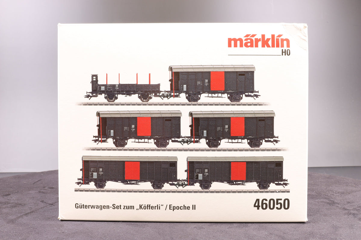 Marklin HO 46050 Freight Car Set for the &#39;Kofferli&#39;