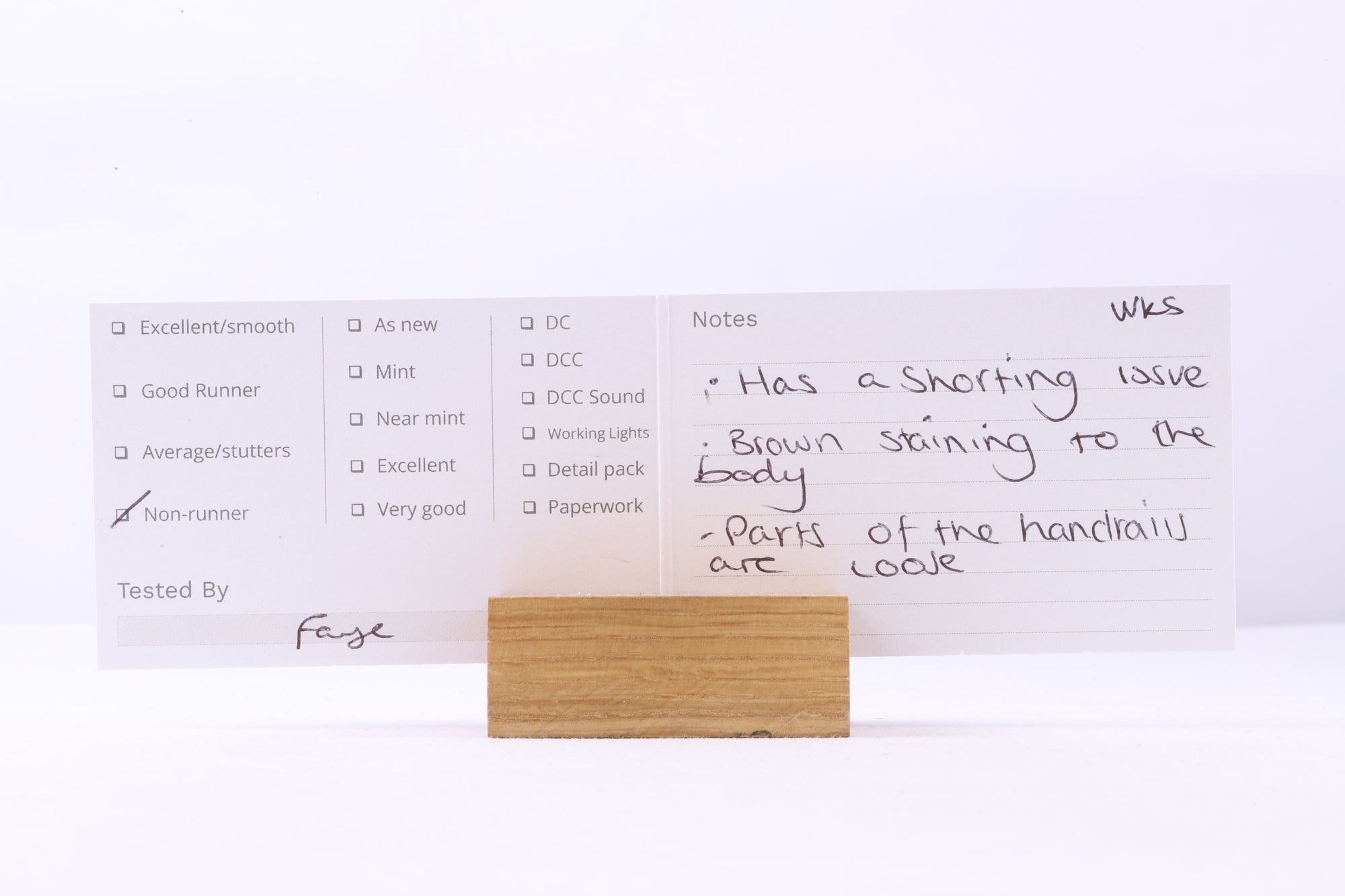 WORKSHOP Oxford Rail OO OR76JAN005 Janus 0-6-0 Shunter No.379 in Allied Steel & Wire Caerleon Livery - Non Runner