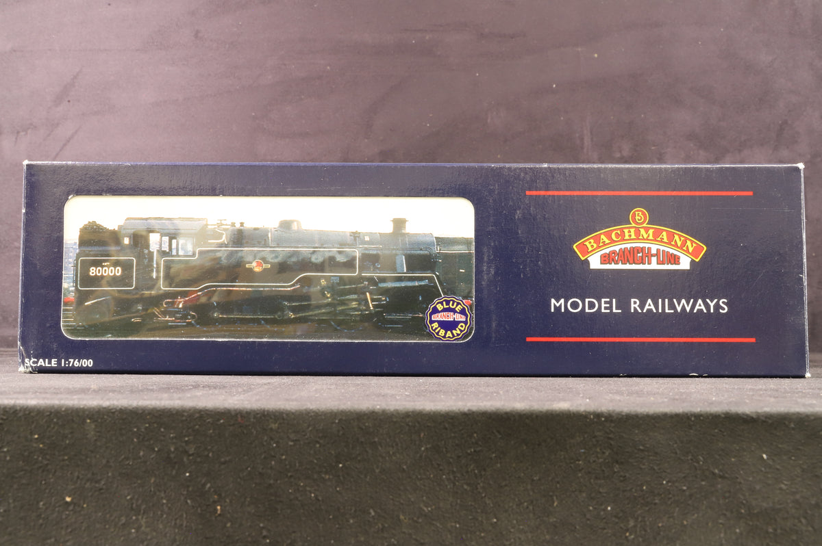 Bachmann OO 32-356 Standard Class 4MT Tank &#39;80038&#39; BR Lined Black L/C Weathered