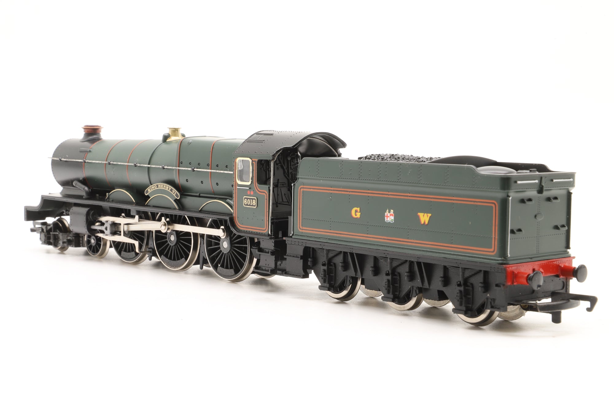 Hornby OO R650 King Class 6018 'King Henry VI' in GWR Green w/ Collector's Plate