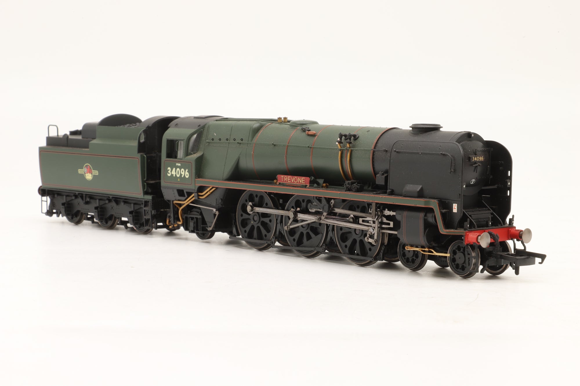 Hornby OO West Country Class 34096 'Trevone' in Lined BR Green w/ Late Crests
