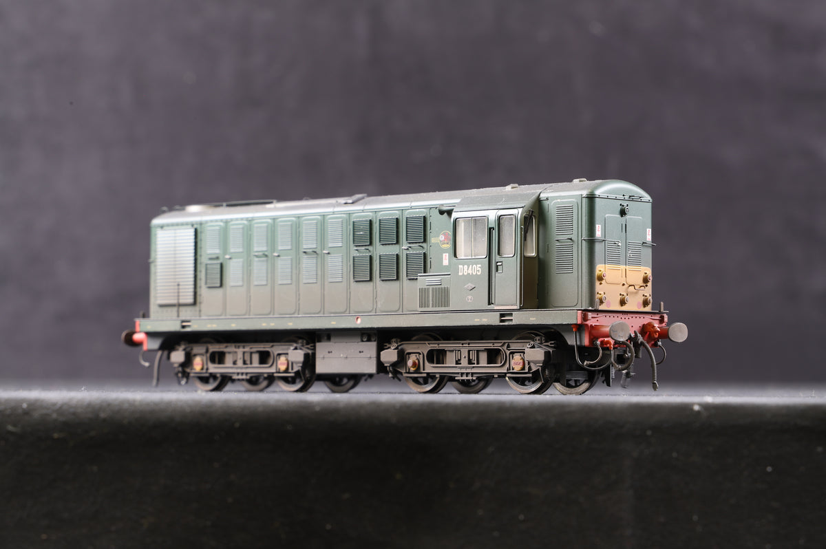 Heljan OO 16051 Class 16 &#39;D8405&#39; BR Green w/syp Weathered, DCC Fitted