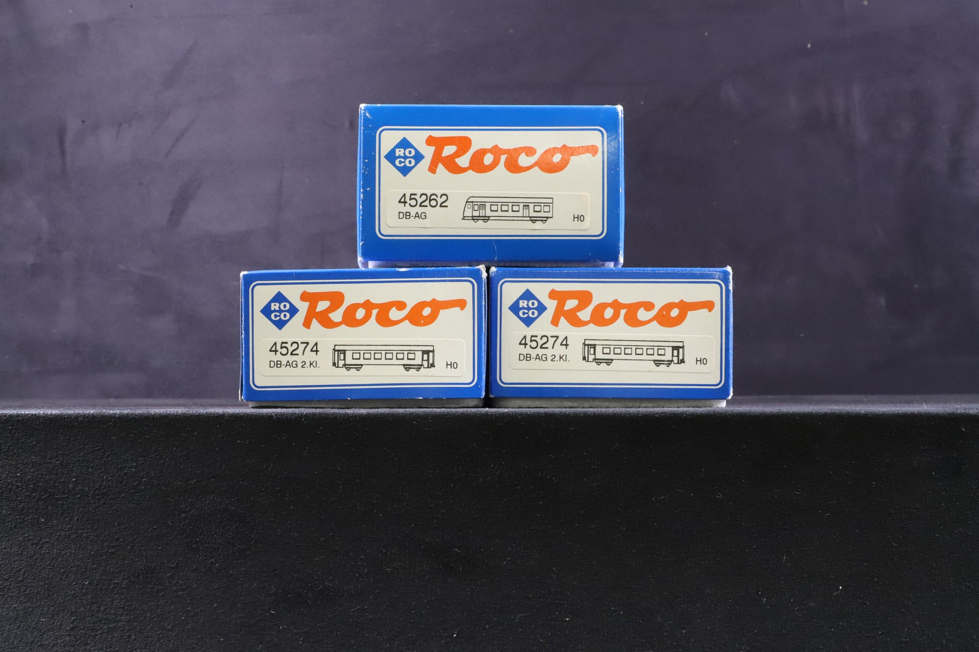 Roco HO Rake Of 3 DB IC Coaches Inc. 45274x2 & 45262
