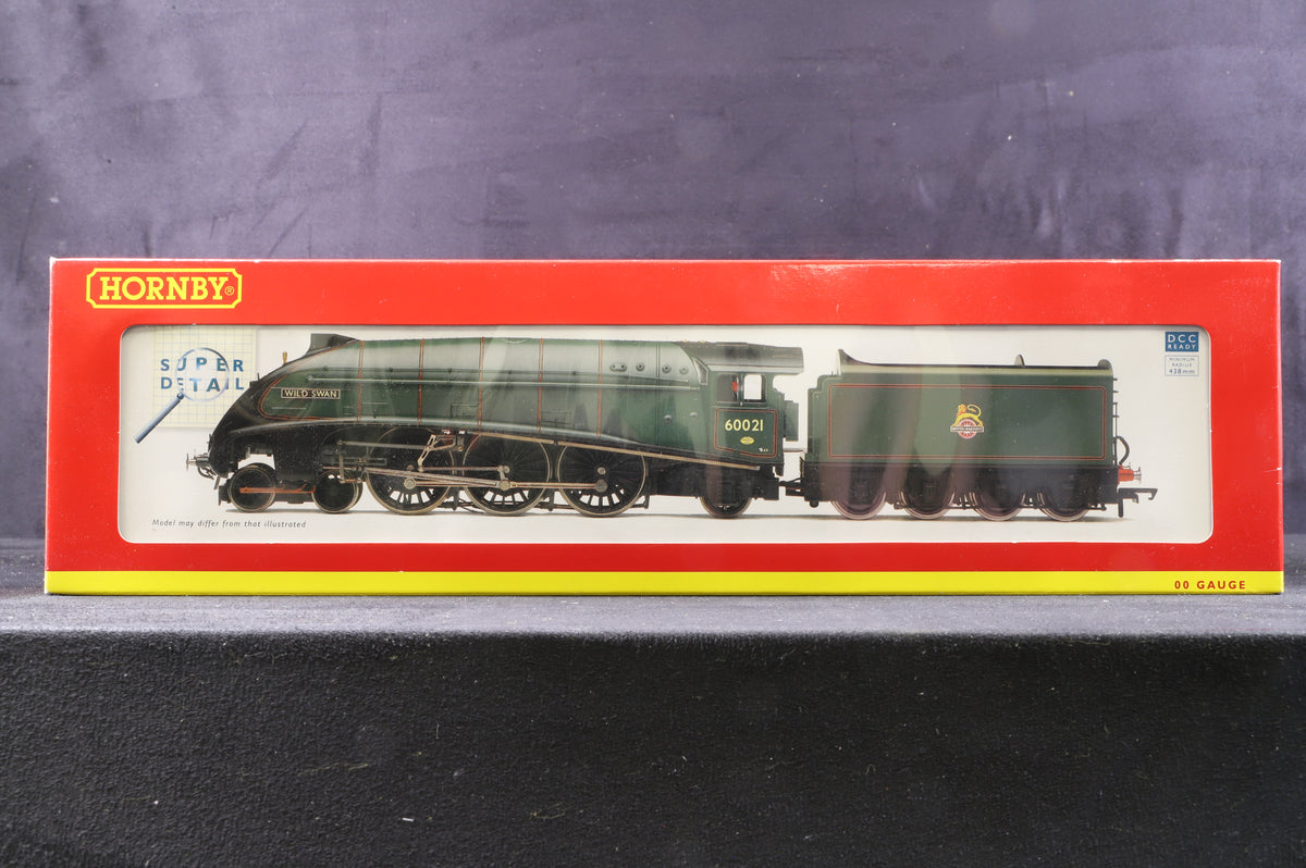 Hornby OO R2615 BR 4-6-2 Class A4 Loco &#39;60021&#39; &#39;Wild Swan&#39;