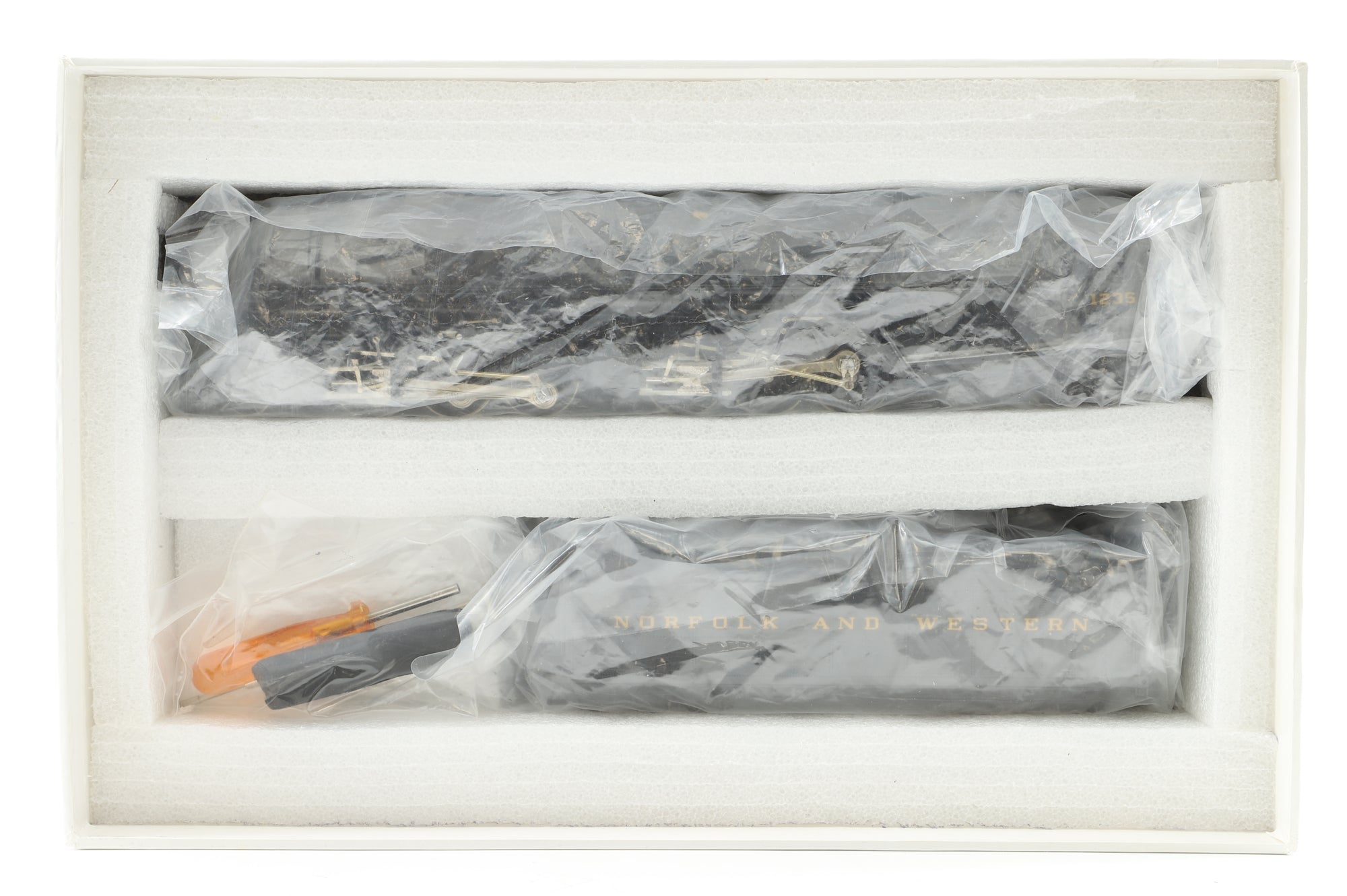 Key HO Brass Steam Locomotive 'A' '1235' N&W Ex Lutz Paulsen