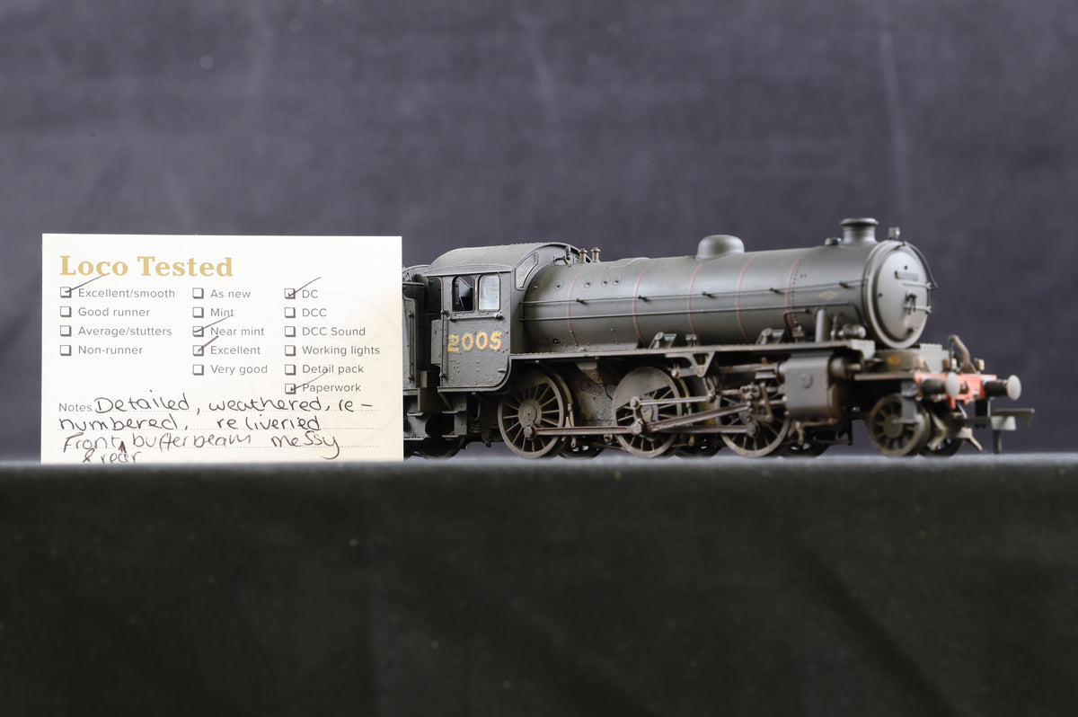 Hornby OO R3305 BR (Early) Class K1 Loco &#39;62059&#39;, Detailed, Re-Numbered/Liveried &amp; Weathered