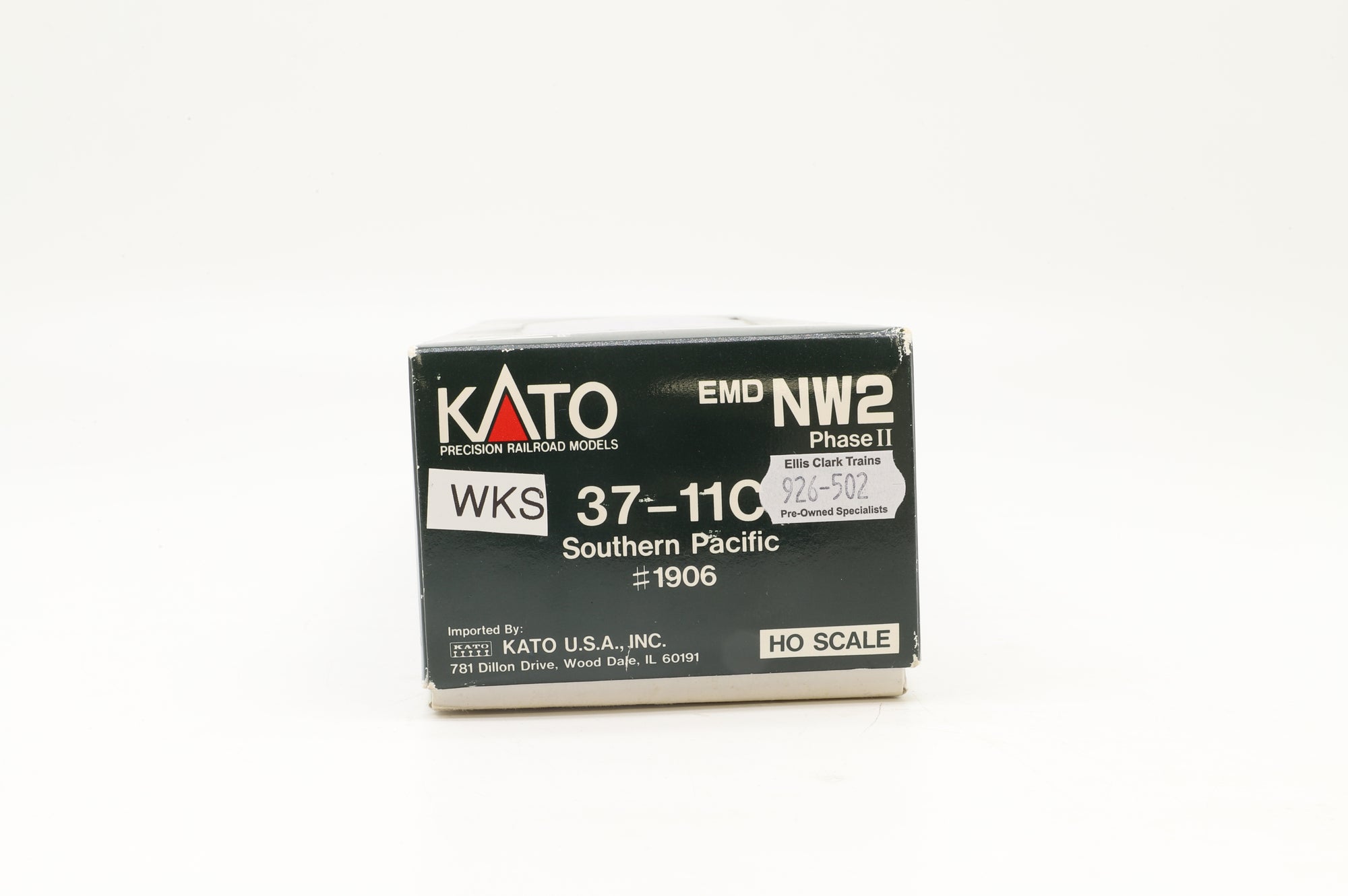 WORKSHOP Kato HO 37-11C EMD NW2 #1906 in SP Grey/Red