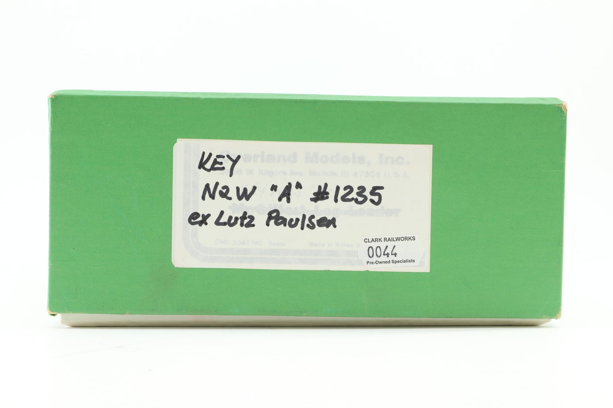 Key HO Brass Steam Locomotive 'A' '1235' N&W Ex Lutz Paulsen