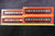 Hornby OO Rake Of 4 Gresley Blood & Custard 6' 6" Coaches Inc. R4178, R4179, R4180 & R4180A