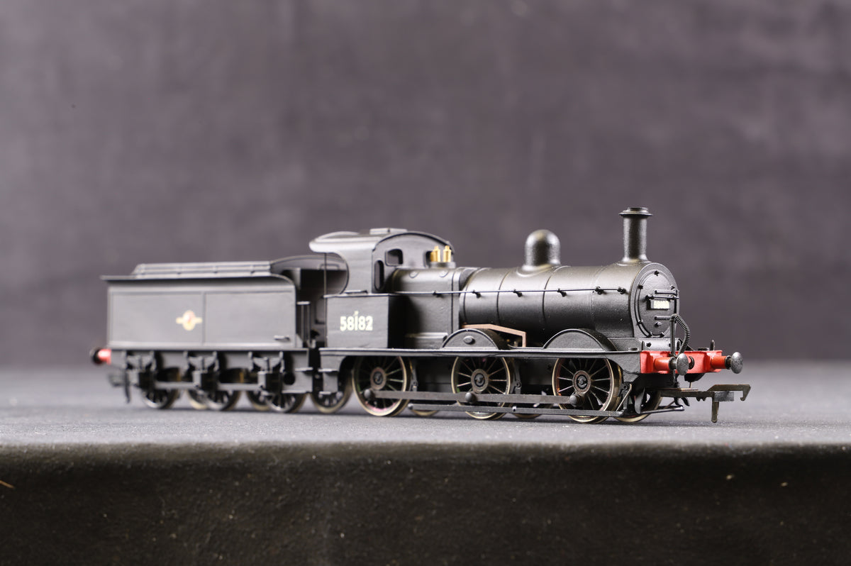 OO Works OO LMS/ BR 2F Class 1142 &#39;58182&#39; Belpaire Boiler BR Plain Black L/C