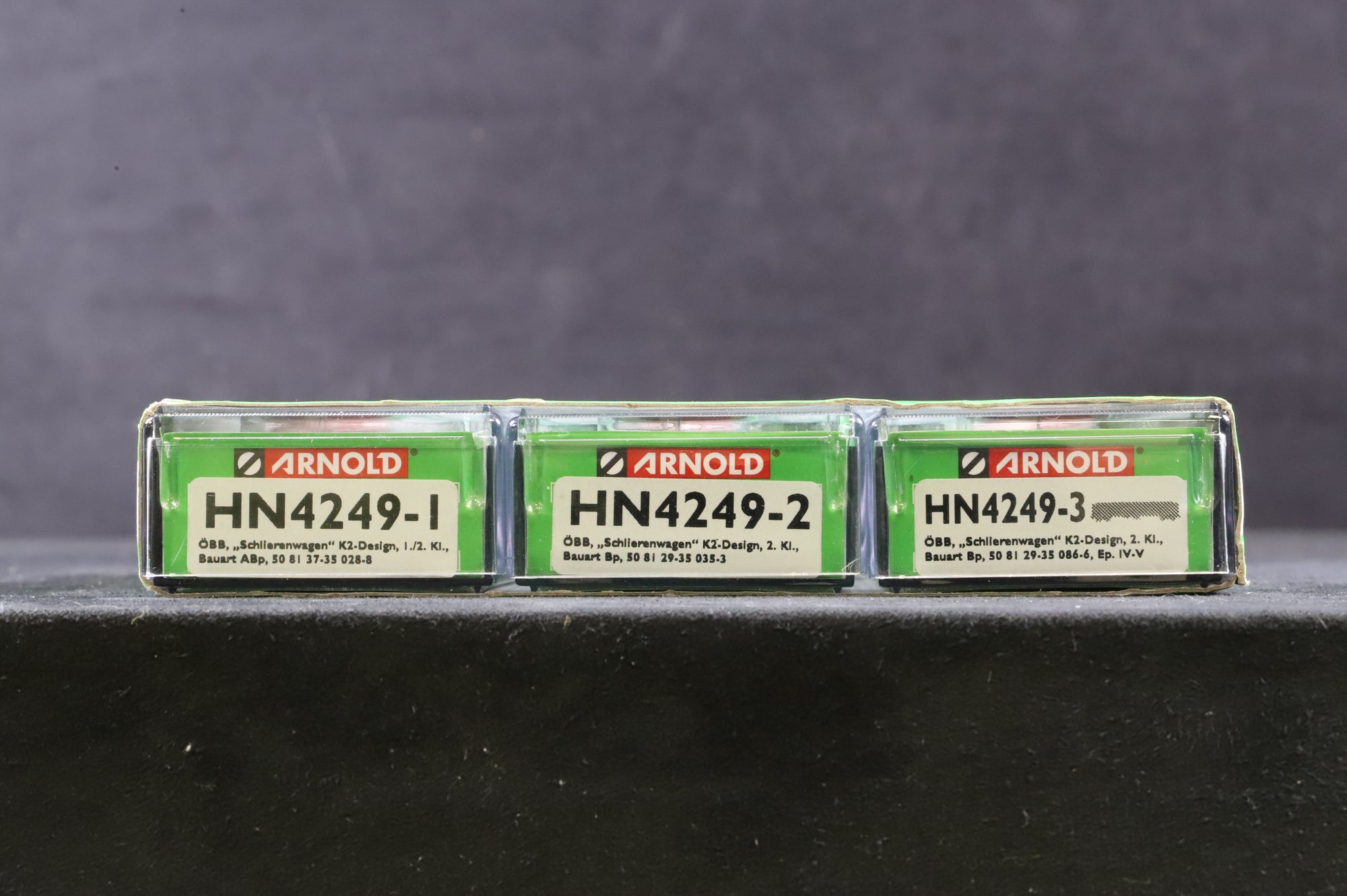 Arnold N Gauge HN4249-1/2/3 3-Pack of ÖBB K2 Coaches