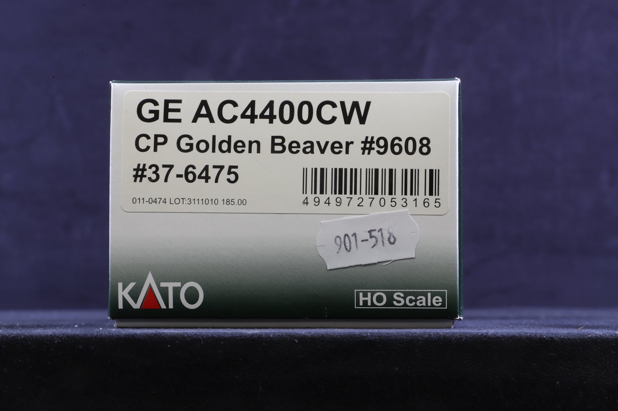 Kato HO 37-6475 GW AC4400CW CP Golden Beaver '9608' Diesel Locomotive DCC Sound