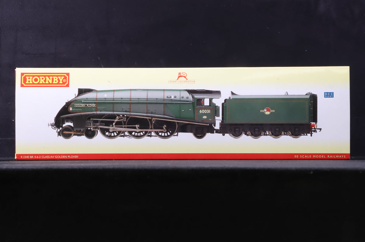 Hornby OO R2340 Class A4 60031 &#39;Golden Plover&#39; in Lined BR Green w/ Late Crests