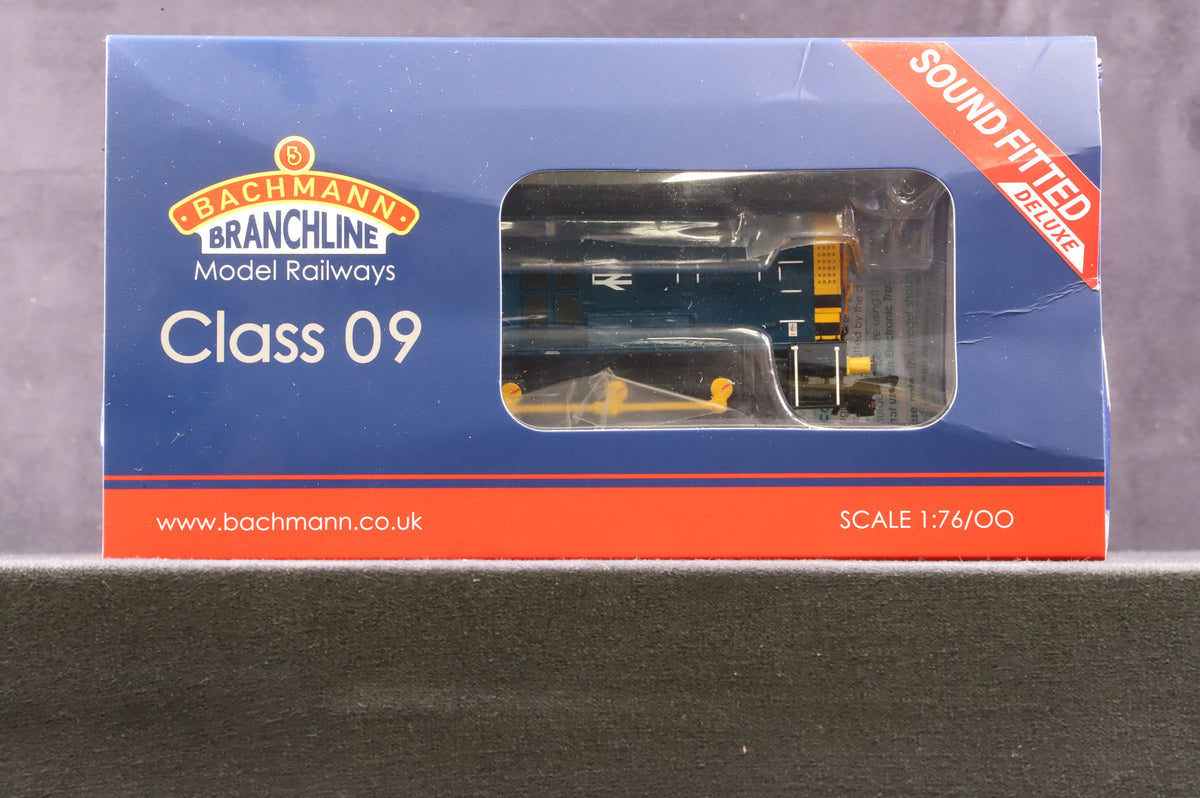 Bachmann OO 35-921SFX Class 09 &#39;009009&#39; BR Blue Wasp Stripes DCC Sound