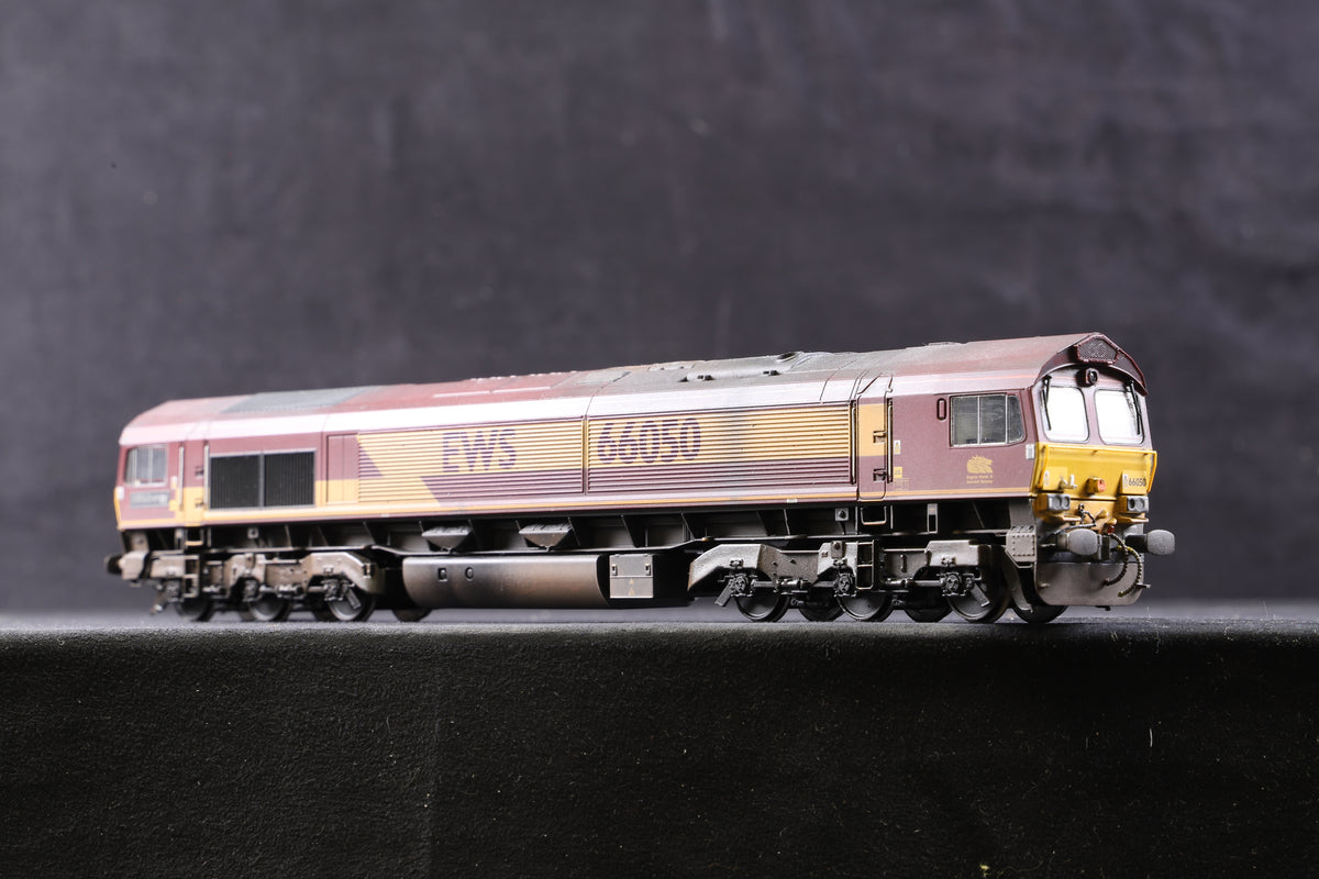 Bachmann OO 32-725X Class 66 &#39;66050&#39; EWS Weathered Ltd Ed 174/ 504, DCC Sound