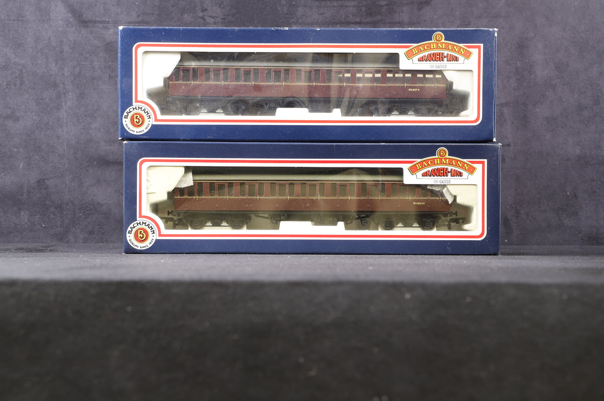 Bachmann OO Rake of 6 MK 1 Maroon Lined Suburbans inc. 34-700, 626, 604, 602, 675 &amp; 603.