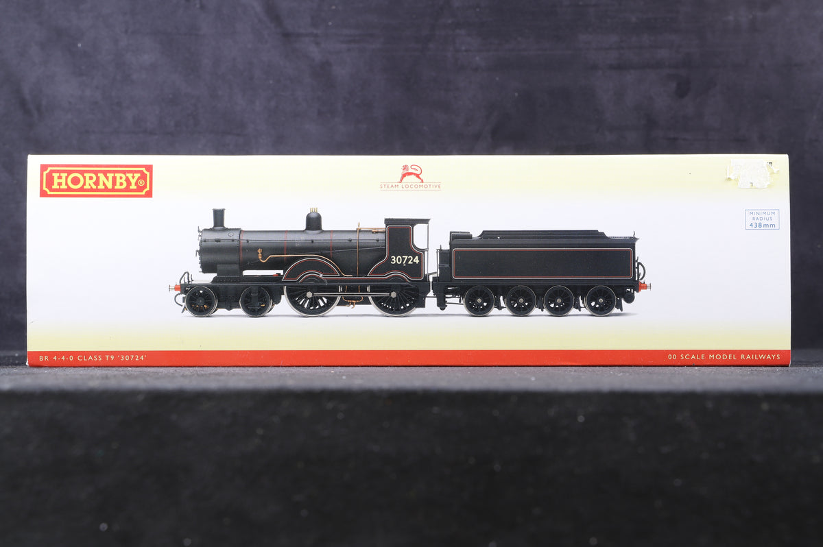 Hornby OO R2712 Class T9 4-4-0 &#39;30724&#39; BR Lined Black