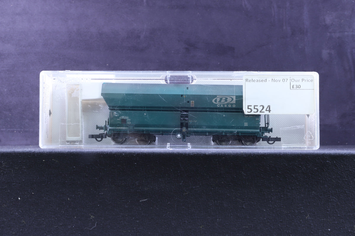 Fleischmann/Roco HO Rake of 5 Hopper/Steel Wagons in Assorted Continental Liveries
