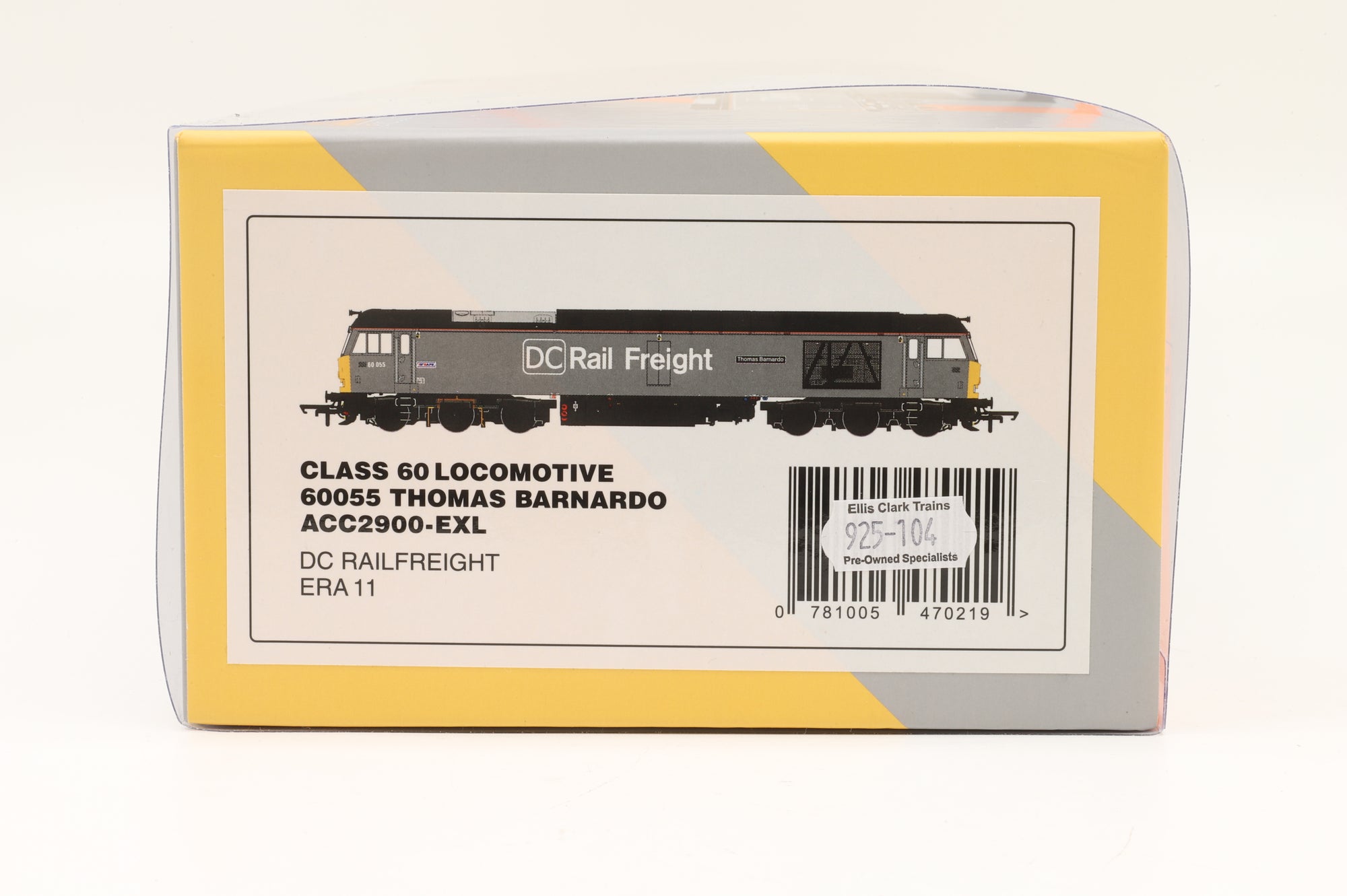 Accurascale OO ACC2900 Class 60 '60055' 'Thomas Barnardo' DC Railfreight