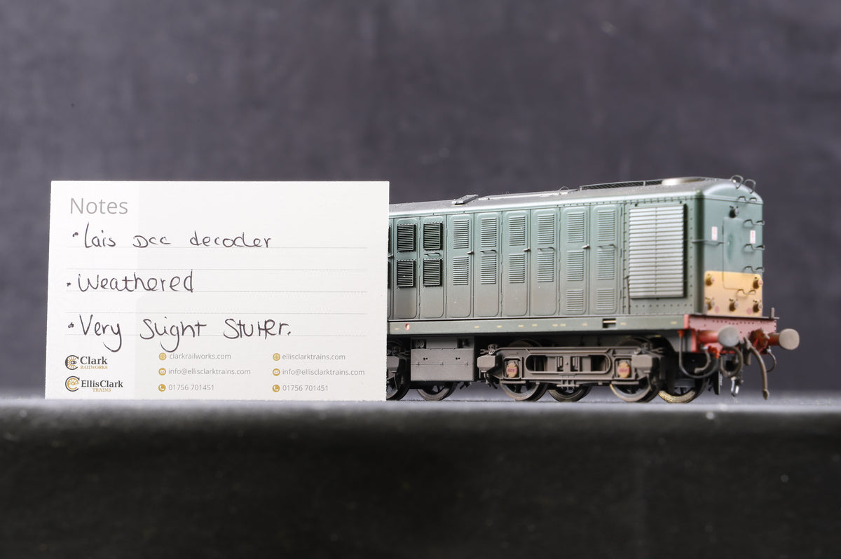 Heljan OO 16051 Class 16 &#39;D8405&#39; BR Green w/syp Weathered, DCC Fitted