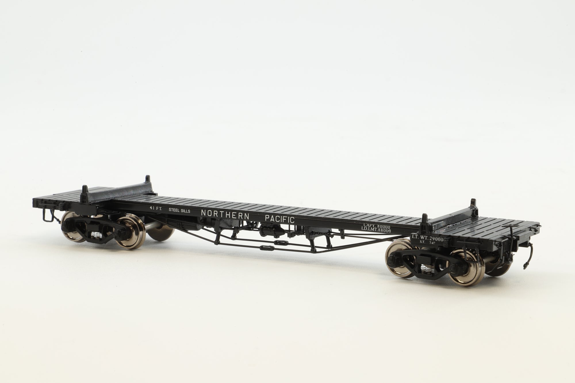 W&R Enterprises HO Brass 3-Pack of Northern Pacific Truss Rod Log Cars