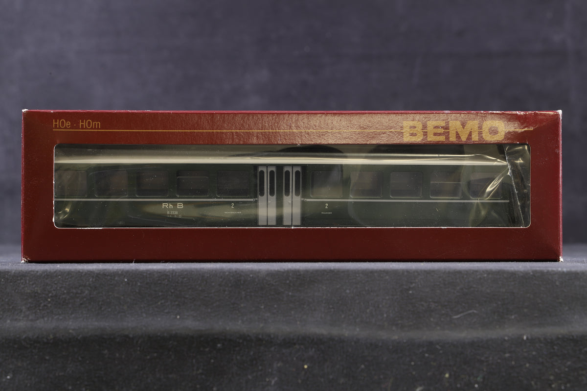 Bemo HOm Rake Of 3 RHB Green Coaches