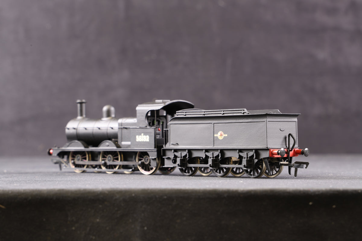 OO Works OO LMS/ BR 2F Class 1142 &#39;58182&#39; Belpaire Boiler BR Plain Black L/C