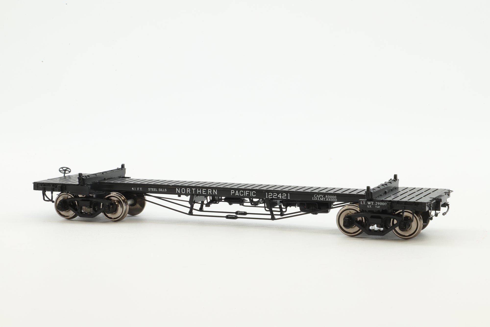 W&R Enterprises HO Brass 3235 Box Car NP Truss Rod