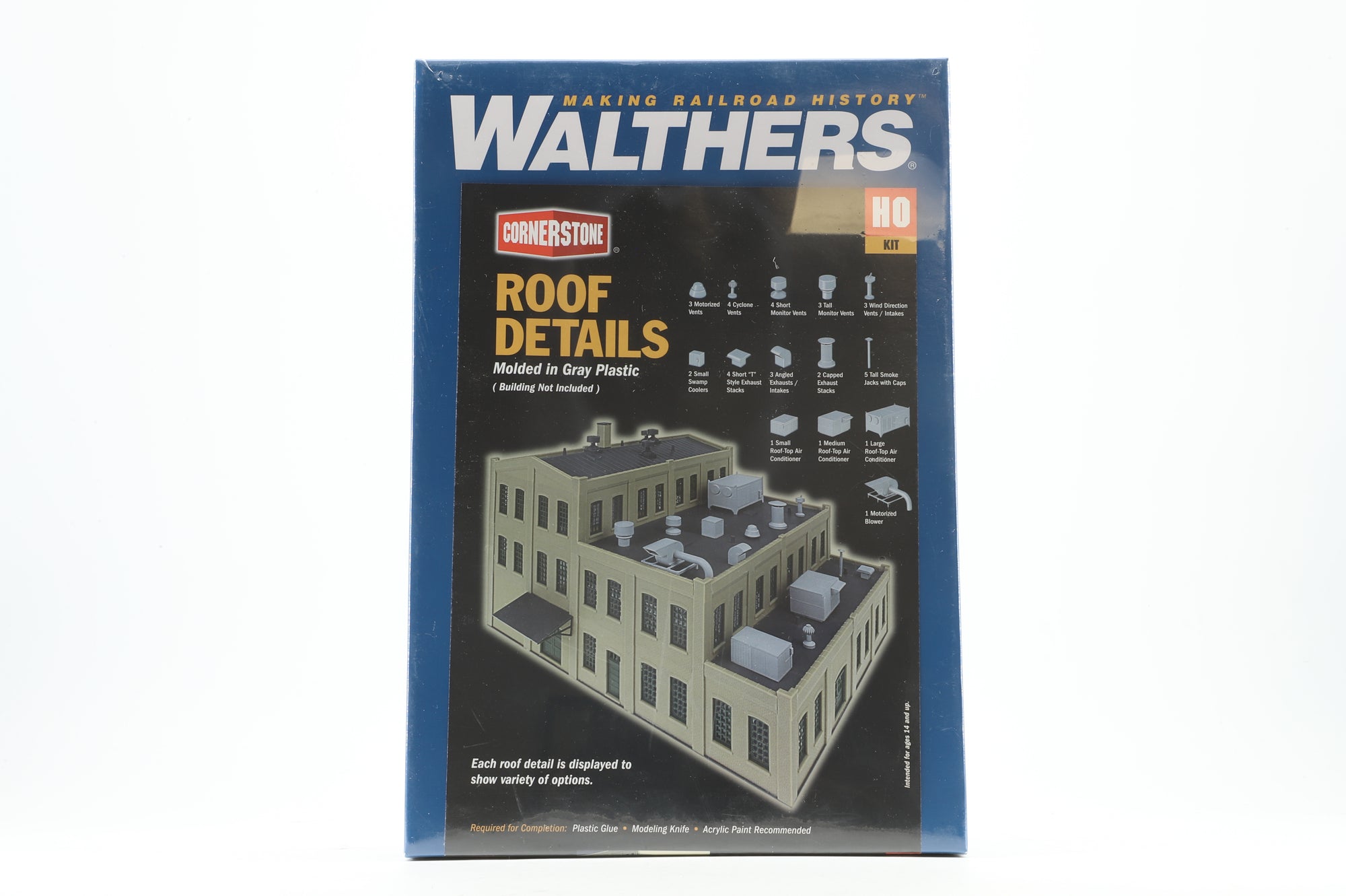 Walthers HO 933-3733 Roof Details Kit