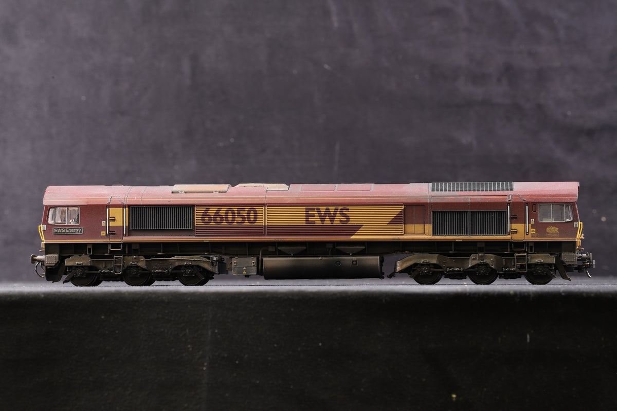 Bachmann OO 32-725X Class 66 &#39;66050&#39; EWS Weathered Ltd Ed 174/ 504, DCC Sound