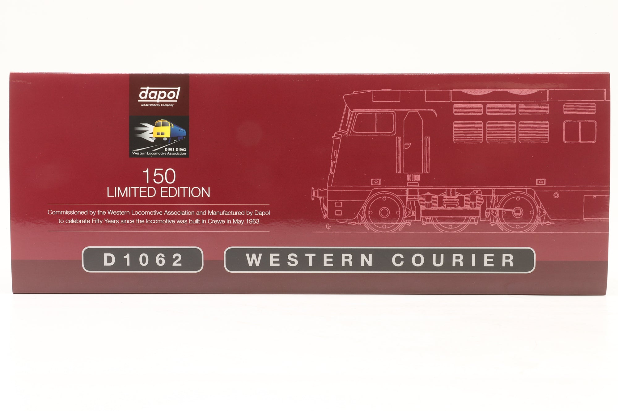 Dapol OO 4D-D1062 Class 52 'D1062' 'Western Courier' BR Maroon Ltd Ed 62/150