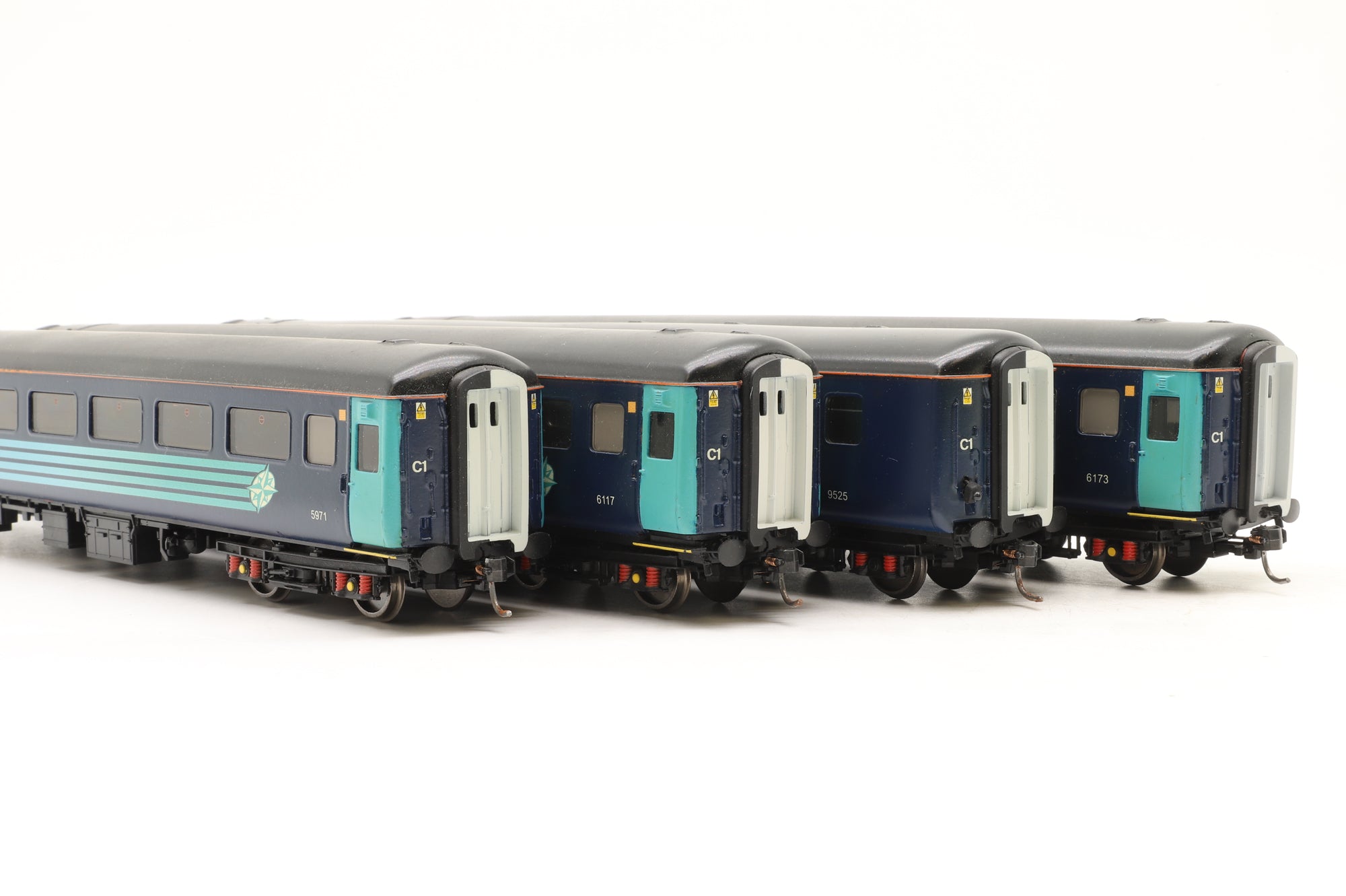 Hornby OO Rake of 4x Mk2E Coaches in DRS Liveries