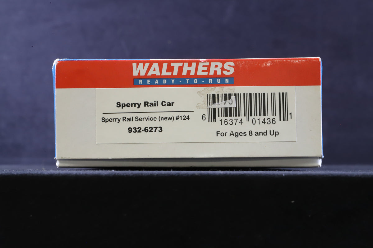 Walthers HO 932-6273 Sperry Rail Car No.124 in SRS Black/Yellow