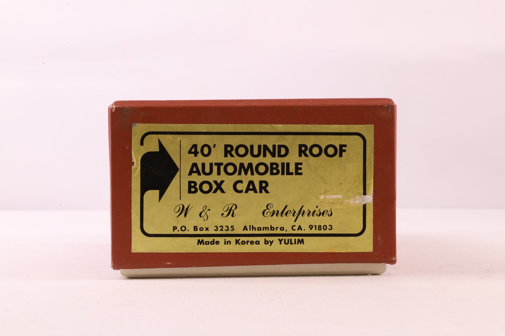 W&R Enterprises HO Brass 3235 Box Car Auto PRR Round Roof Double Door 40' 4/4 '59873'