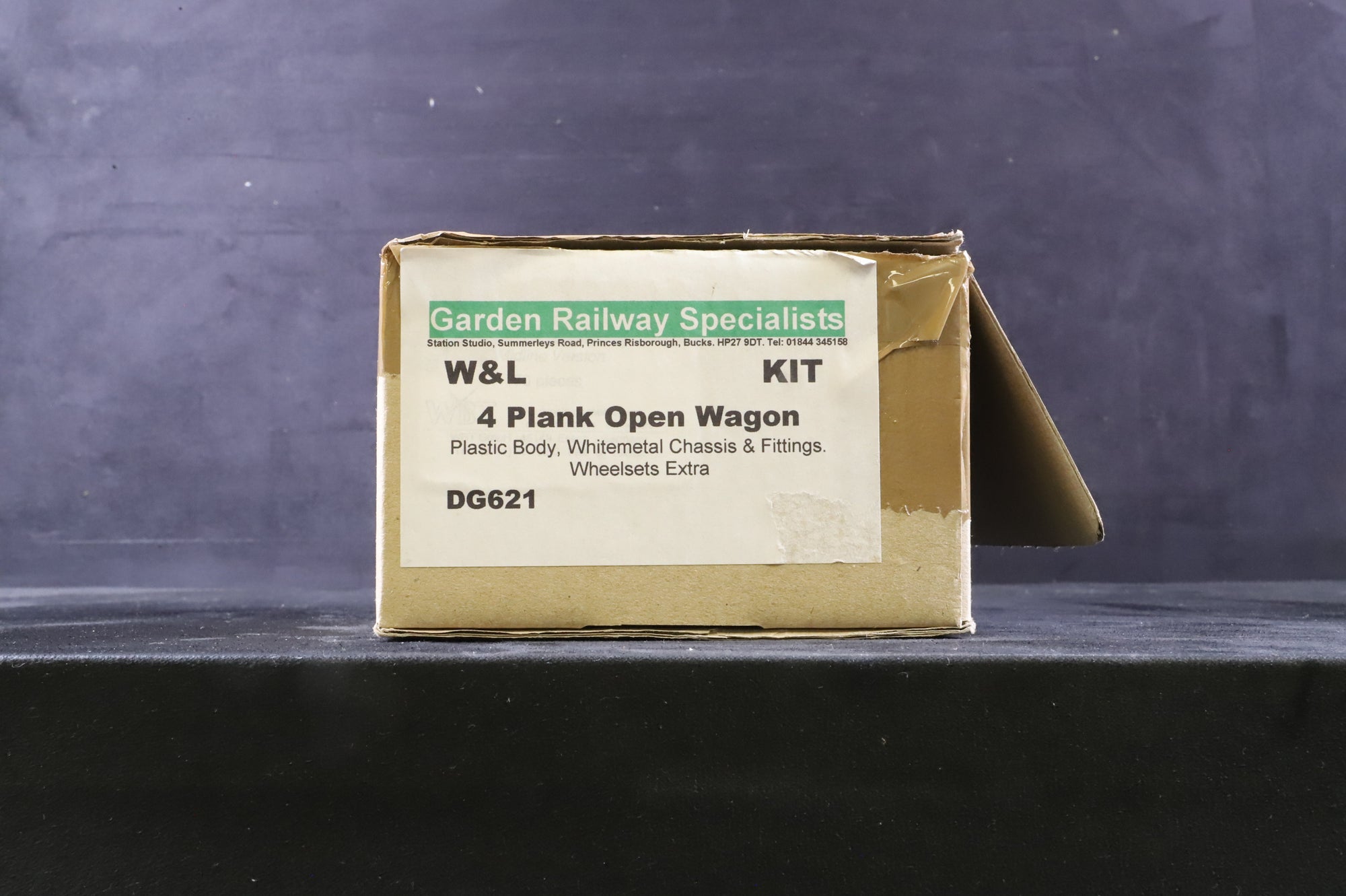 Accucraft DG621 G 4 Plank Grey Wagon & Load