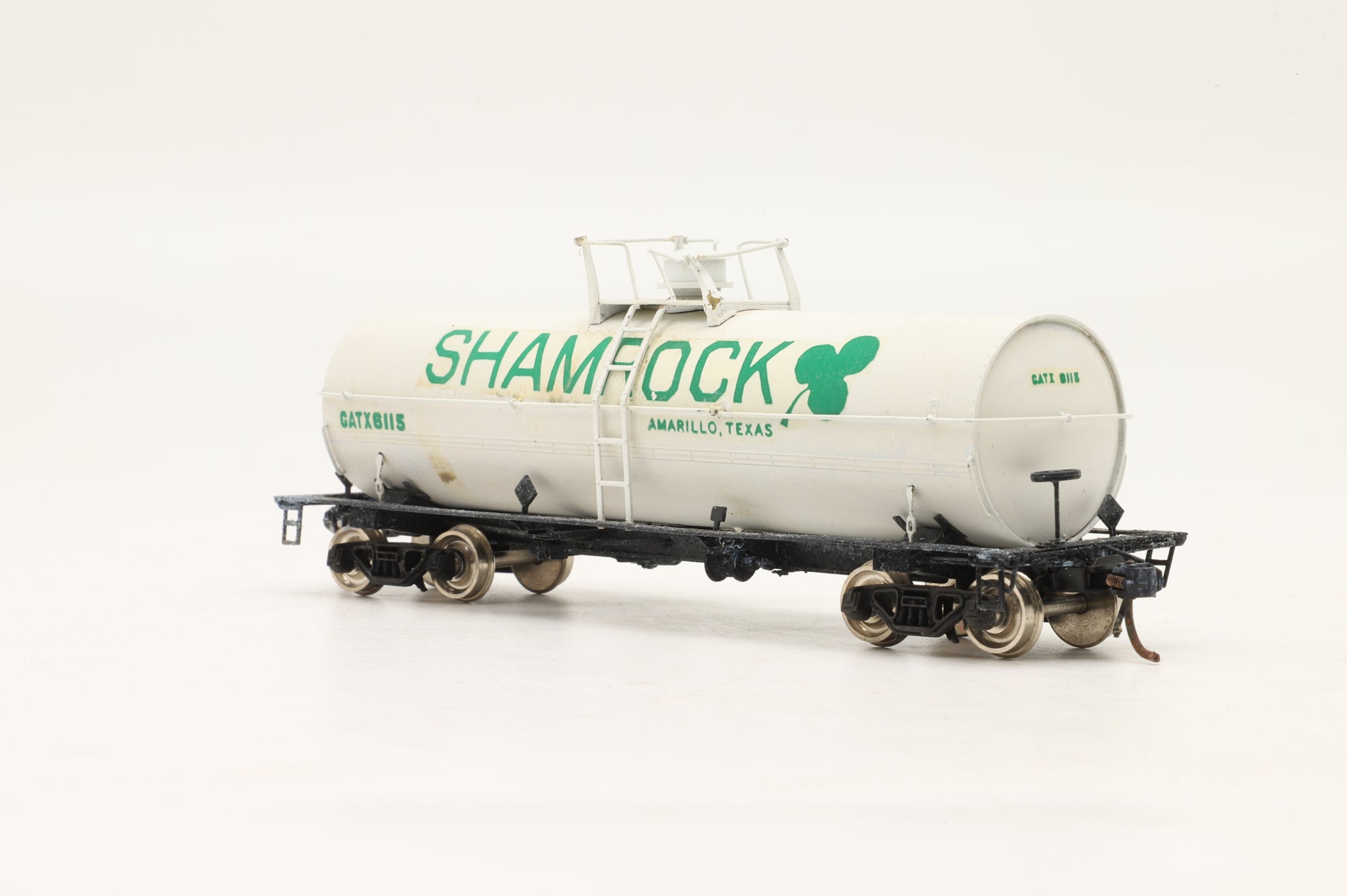 WORKSHOP Iron Horse HO Brass 15654-4 11,141 Gallon Tank Car in 'Shamrock' White