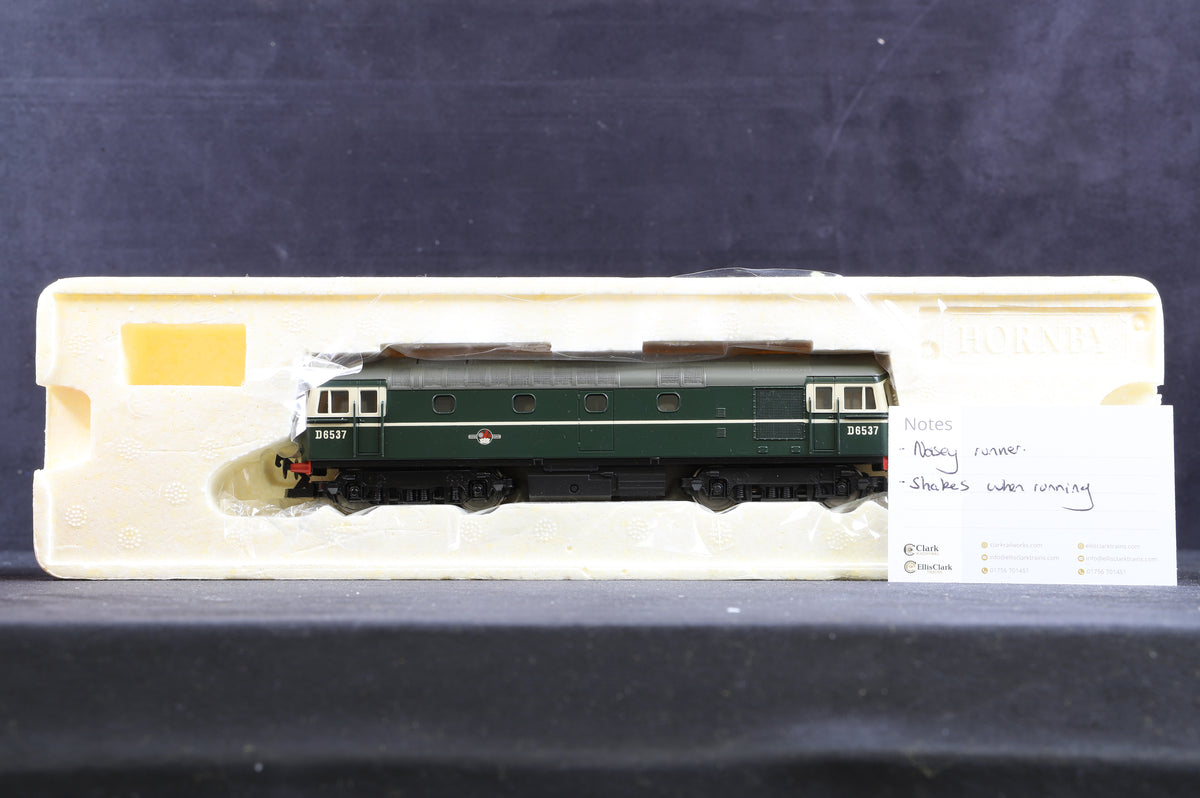 Hornby OO R2939 BR Class 33 &#39;D6537&#39; BR Green