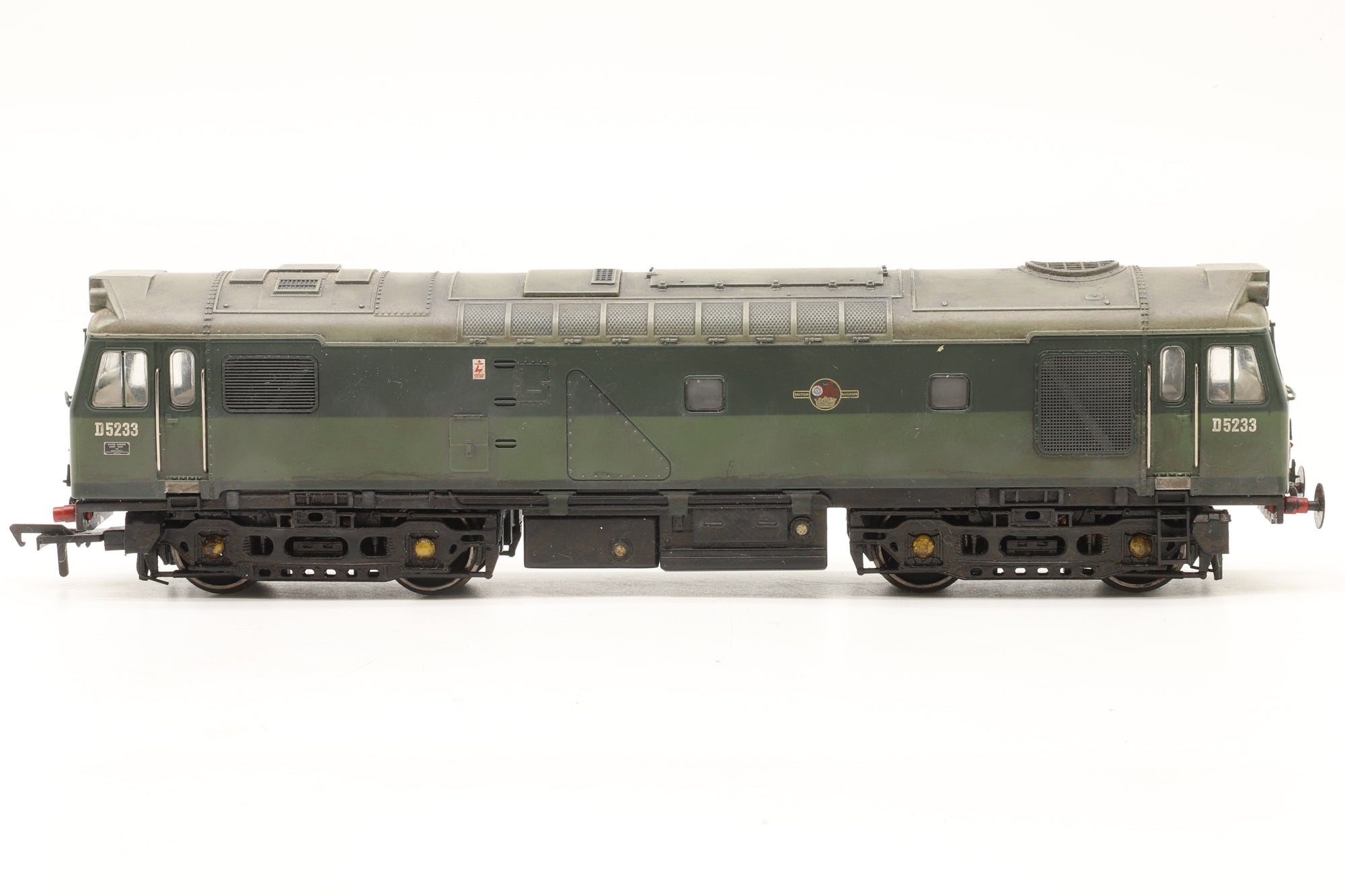 WORKSHOP Bachmann OO Class 25/2 Two Tone BR Green w/Roof Headcode Weathered DCC Fitted